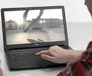 Laptop Dell Inspiron 5558 với bàn phím, touchpad hiện đại